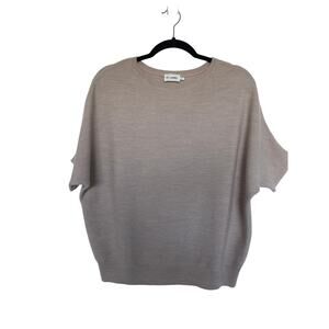 The Reset R Label Essential Pullover Sweater in Macadamia, S/M